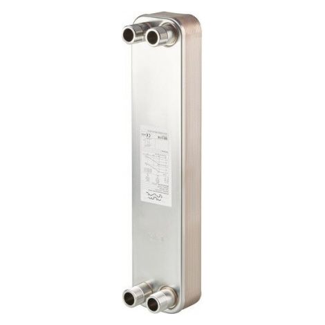 Échangeur de chaleur à plaques OV Regumat o raccords 20 plaques jusqu'à 40 kW