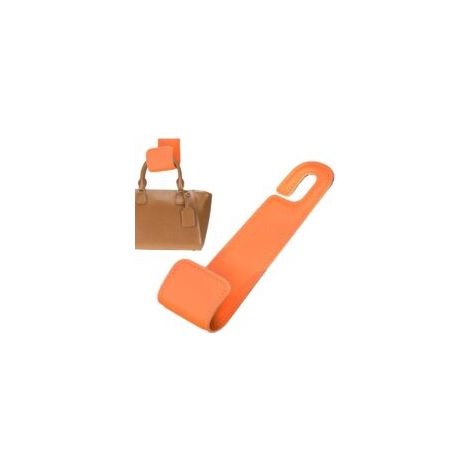 2 ganci portatili per borse da auto, accessorio universale per borse da veicolo, gancio per borsa da schienale del sedile auto, arancione, 164,8 cm - Crezuo