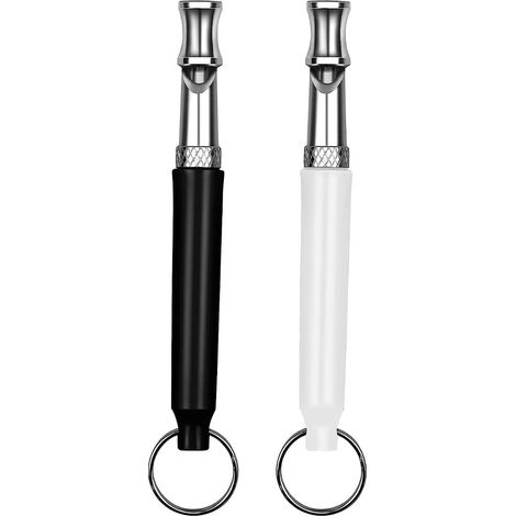 Paquet de 2 sifflets pour Chiens, sifflets pour Rappel, arrêt ultrasonique des aboiements Silencieux, sifflet de Dressage réglable pour Chiens, avec lanière (1/5)