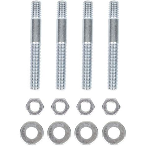 Jeu de Goujons de Carburateur, Haute dureté 4 Pièces Matériel de Carburateur Stable de Haute Précision 2-1/2in pour Collecteur d'admission de Filetage 5/16in. (1/5)