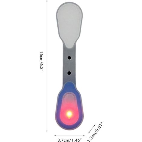 LED-Klemmleuchte, Silikon-Nachtlicht, Rucksacklampe, Arbeitstaschenlampe, Sicherheitsleuchte für nächtliches Laufen (1/5)