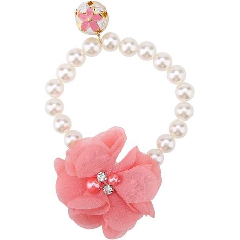 Filiyano-Collier élastique rose pour chien ou chat, accessoire pour collier de chiot (1/4)
