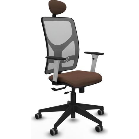 Silla de oficina piqueras y crespo Motilla blanco cómoda robusta (1/2)