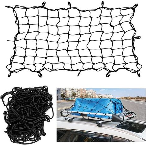 Dailygoods，Red portaequipajes para coche，Tope de carga elástico，Retráctil y ajustable，120 x 90 cm，Apta para SUV y camionetas (1/5)