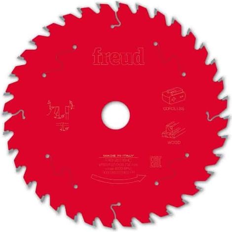 FREUD Lame de scie circulaire sans-fil - Bois - 190 mm - 1.5 mm - 30 mm - 18 dents