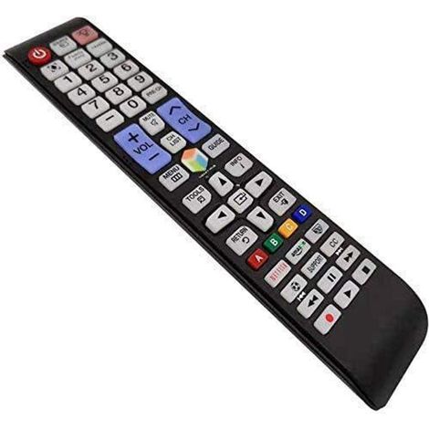 Télécommande Universelle pour TV Samsung, Compatible avec Tous Téléviseurs LED HDTV Smart TV, Boutons Amazon et Netflix, Rétroéclairée, Sans Configuration Requise (1/5)