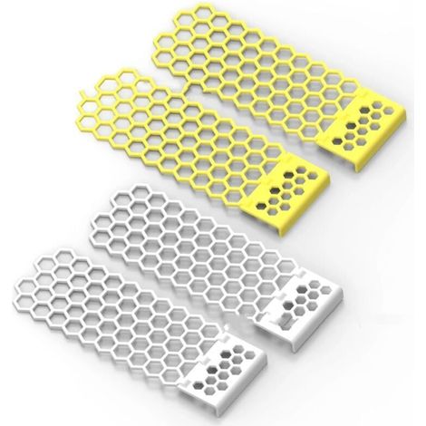 Abeilles buvant de l'eau, abeilles, échelles, flottant, échelles - (1/4)