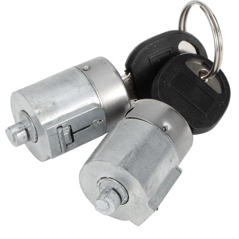 Ensemble de 4 cylindres de serrure de porte avec clés, pièce de rechange pour modification automobile, compatible avec Chevrolet C1500 1988-1999 (1/5)