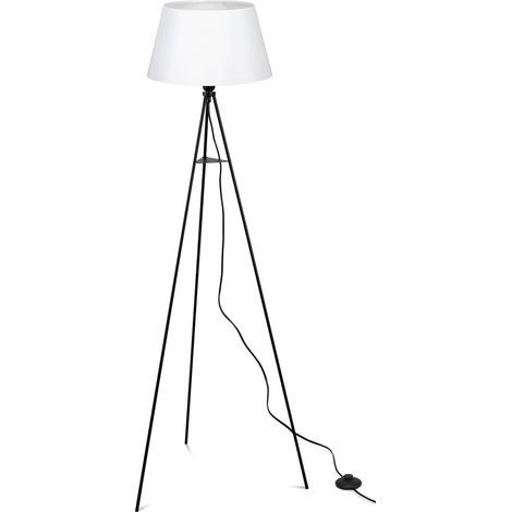 Floor Lamp 'Elsika' made of Textile for Living Room & Dining Room