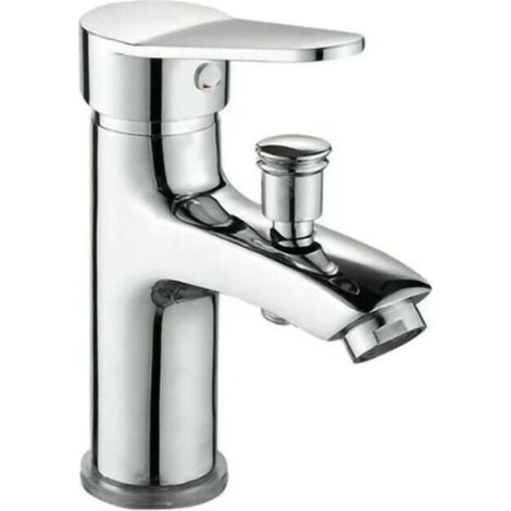 Ikodm – Mitigeur de douche monotrou – Robinet à double sortie chaude et froide – Alliage métallique avec limiteur de température (1/4)