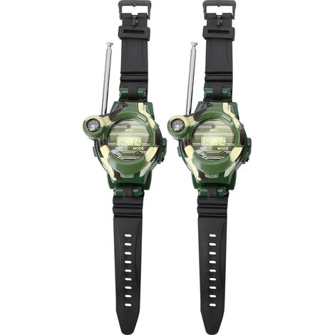 2 montres talkie-walkie pour enfants avec interphone numérique, portée 30m, 7 fonctions (1/5)