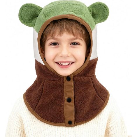 Kinder Thermo Sturmhaube 4-7 Jahre, winddicht, warm, Fleece, mit Halswärmer (1/2)