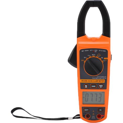 CM-2056 1000A Pince ampèremétrique numérique multimètre de courant multifonctionnel automatique pour usage extérieur (1/5)