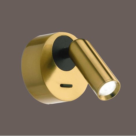 Applique De Chevet doré Led Orientable Anne (1/3)