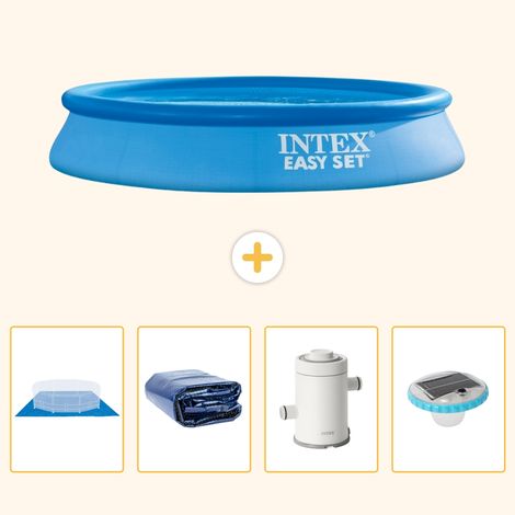 Intex Piscine Easy Set Ronde - 305x61 cm - 5-pièces S98 (1/5)