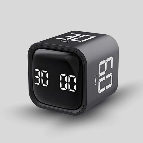 Pomodoro Cube ADHD Focus Timer Pomodoro Technique Timer Focus Timer Cube Digital Countdown Timer Rotating Cube Timer Time Management Lavoro (1/5)