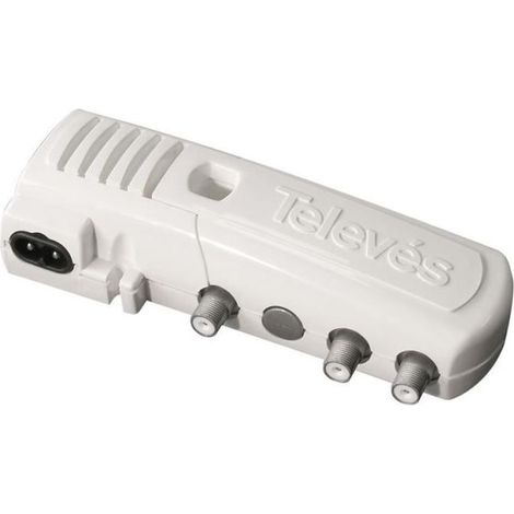 Amplificateur d'appartement - DAT - DAT1495 - 20dB - 1 entrée - 2 sorties avec télé-alimentation