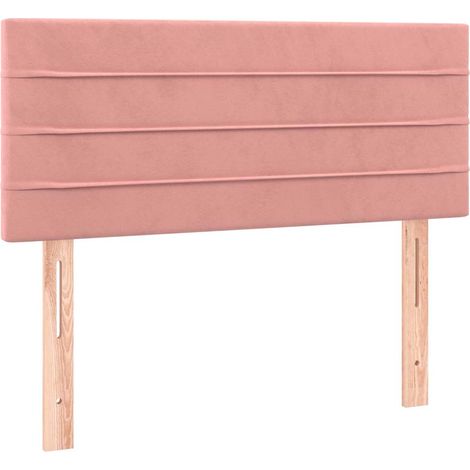 Maison Exclusive - Tête de lit Rose 90x5x78/88 cm Velours (1/5)