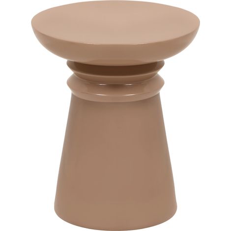 Table d'appoint Jaya ronde D.38cm marron - Atmosphera créateur d'intérieur (1/2)