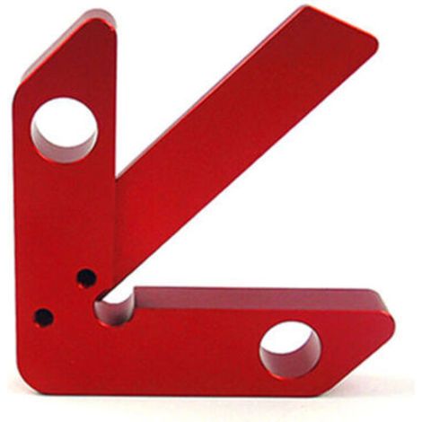 Outil de mesure de centre en alliage d'aluminium pour le travail du bois, outil de mesure à angle droit de 45/90 degrés, outil de tournage en métal (1/5)