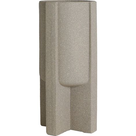 Cache pot contemporain en polyresine marron pour intérieur élégant - Marron chocolat contemporain