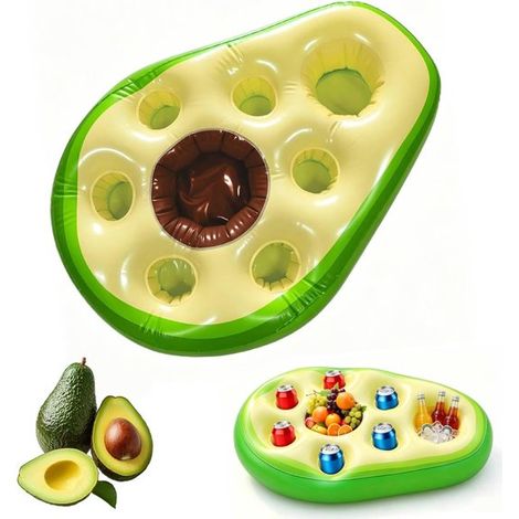 Aufblasbare Kühlbox (135 x 62 cm, Schwarz) – Großer Kühltisch für Getränke und Snacks, perfekt für Gartenpartys, Grillfeste und Picknicks (1/5)