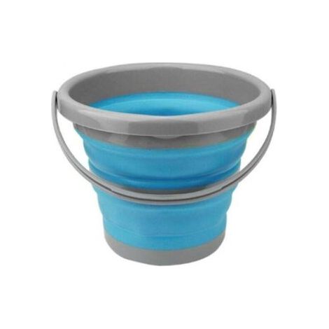 Secchio pieghevole – Secchio portatile per interni ed esterni – Piegabile per salvare spazio, ideale per camping, pesca, pulizia domestica, lavaggio della biancheria e lavori di giardinaggio (1/4)