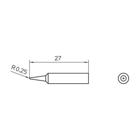 WELLER T0054485010  PUNTA PARA SOLDADOR, 65 W