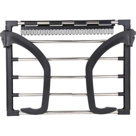 Clothes dryer for radiator - Portable - Circular tube - Small size - Black - 32 x 40 cm (1/5)