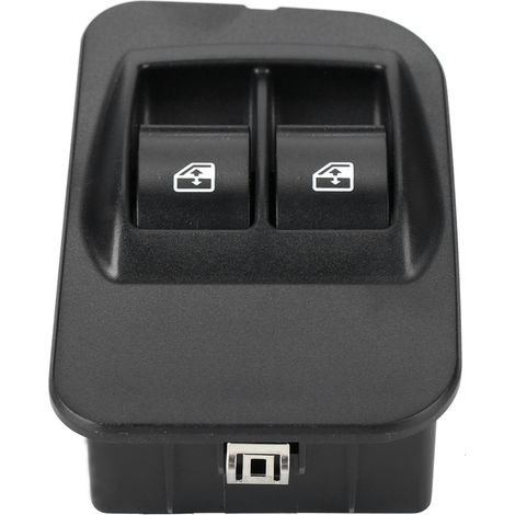 Interruptor de elevalunas eléctrico para Peugeot Bipper modelo 6490.G8 - ABS negro (1/5)