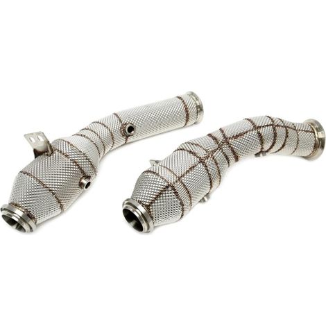 Downpipe Echappement Inox Mercedes Classe E W212 de 2013 a 2016-avec cata-41165404 (1/2)