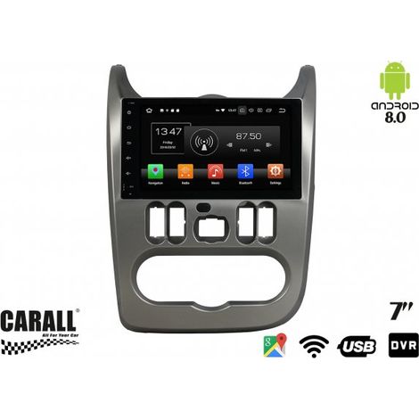 Autoradio Android 8,0 Dacia Sandero GPS DVD USB SD WI-FI Bluetooth Navigatore (1/4)