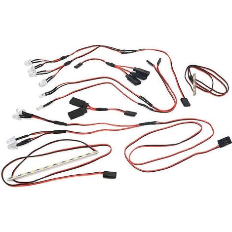 Kit d'éclairage LED avant et arrière MX-07 8786, compatible avec les pièces détachées pour voitures RC ZD Racing MX-07 MX07 MX 07 1/7. (1/5)