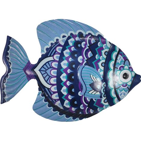 Signes Grimalt Pez Jardin Blaue Fischfigur – 23 x 31 x 1 cm