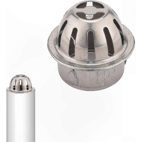 Gouttière Pare-Feuilles pour Toit, Protection de Descente avec Grille en Acier Inoxydable, Anti-Obturation pour Évacuation d'Eau de Pluie (1/5)