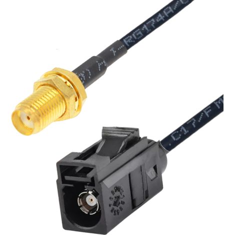 Cavo di collegamento Fakra con presa A / presa SMA RG174 20cm