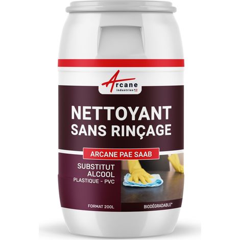 Nettoyant pvc stratifié, tableau blanc, velleda, plastique, ordinateur, téléphone, télévison, tv, sans alcool - 200 L - ARCANE INDUSTRIES