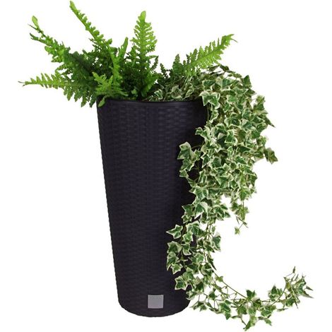 RATO TUBUS BLUMENTOPF - ANTHRAZIT - PP-DRTUS300A (1/5)