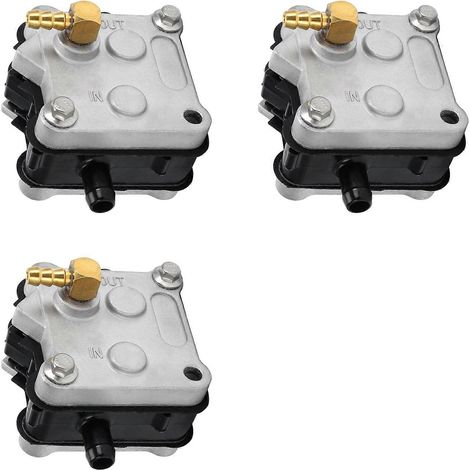 Lot de 3 pompes à carburant pour moteurs hors-bord Mercury 35, 50, 60, 115 et 225 CV, 2 temps, 30-300 CV (références : 14360A50, 14360A41, 14360A16, 14360A71) (1/5)