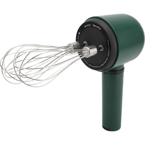 Kabelloser Handmixer mit 2 Rührbesen, 1200-mAh-USB-Akku, Edelstahlgehäuse, ideal für Crêpes und andere Speisen. Perfekt zum Backen und Pfannkuchenbacken. (1/5)
