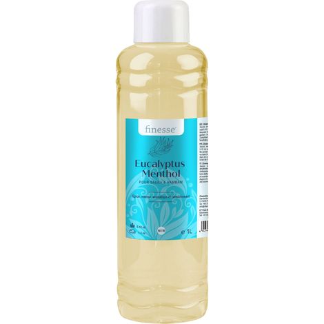 Fragrance Sauna Hammam Senteur Eucalyptus Menthol à Base d'Huiles Essentielles - Bouteille 1 L - (1/3)