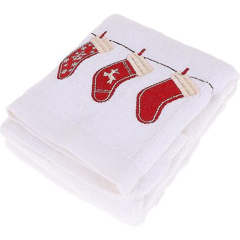 1 serviette de toilette en coton pour le visage