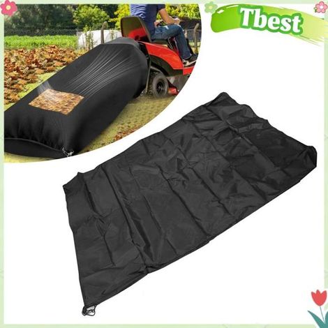 Tbest Sac à feuilles de tondeuse à gazon Sac à Feuilles pour Tracteur de Pelouse, Sac de Ramassage D'herbe, jardin mesure (1/5)