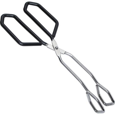 Pince de cuisine, 28,5 cm, noire, 1 pièce, pince à pain, pince à steak, pince à barbecue, pince de cuisine, ustensiles de cuisine (1/5)