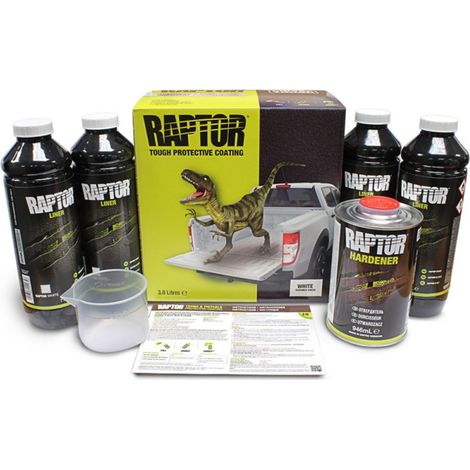 Kit Raptor 4 bouteille Blanc + durcisseur RAPTOR