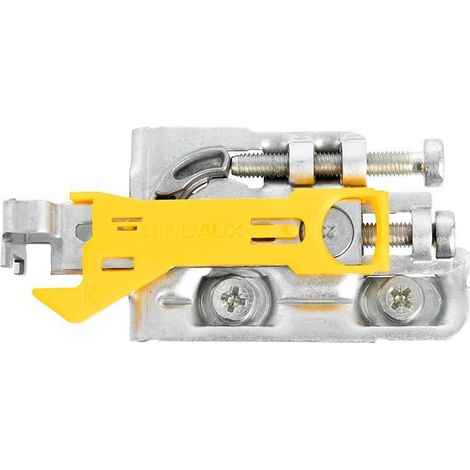 colgador oculto regulable antivuelco muebles de cocina y baño. ajuste independiente. interior - indaux mano derecha (1/2)