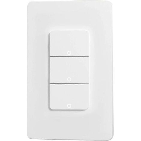 Interrupteur intelligent Tuya WiFi (version américaine) avec fil de terre et neutre sortant, contrôlable à distance via application et compatible avec Alexa et Google Home. (1/5)