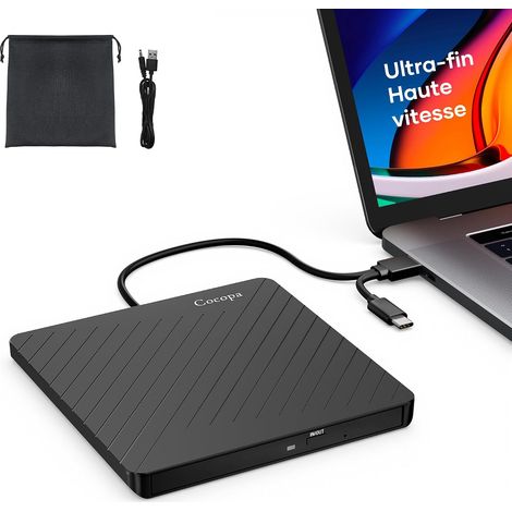 Lecteur CD/DVD Graveur DVD±RW Externe USB 3.0 (1/5)