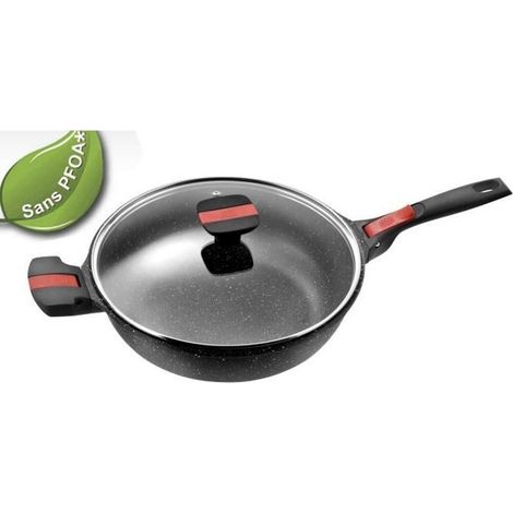 Sauteuse - PRADEL EXCELLENCE - Excellence - 28 cm - Sans PFOA - Manche amovible (1/2)