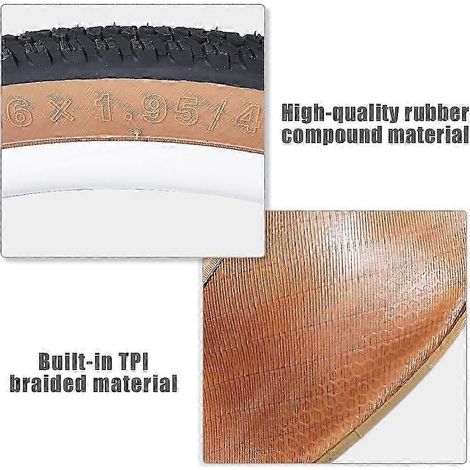 Compatible avec les pneus de VTT 26 x 1,95 pouces, 30 TPI (1/5)